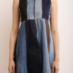 The Denim Dress – Multi-Panel Vintage Rework