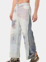 Shashiko Reverse Belt Denim Jeans – Handcrafted Heritage - Image 11