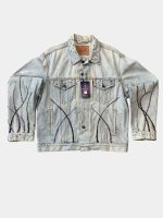 1 of 1 Couture Wave Reworked Denim Jacket - Image 2