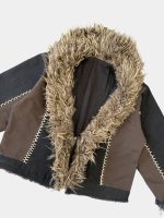 Frost Co-Ord Set – Canvas & Faux Fur Handcrafted Ensemble - Image 17