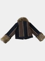 Frost Co-Ord Set – Canvas & Faux Fur Handcrafted Ensemble - Image 24