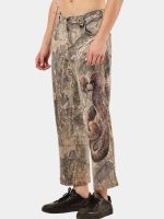 Reworked Realtree Camo Pants – Hand-Painted Snake Artwork (Size 28–36) - Image 7