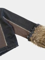 Frost Co-Ord Set – Canvas & Faux Fur Handcrafted Ensemble - Image 21