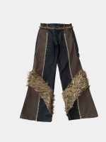 Frost Co-Ord Set – Canvas & Faux Fur Handcrafted Ensemble - Image 13