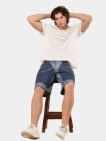 Custom Double Knee Denim Jorts - Image 3