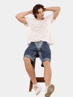 Custom Double Knee Denim Jorts - Image 2