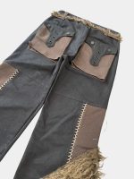 Frost Co-Ord Set – Canvas & Faux Fur Handcrafted Ensemble - Image 7