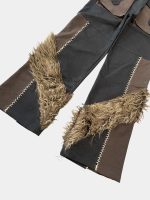 Frost Co-Ord Set – Canvas & Faux Fur Handcrafted Ensemble - Image 11