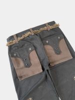 Frost Co-Ord Set – Canvas & Faux Fur Handcrafted Ensemble - Image 3