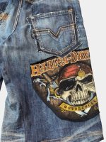 1 of 1 Patch & Distressed Reworked Denim Jorts - Image 16