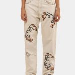 Reworked Off-White Levi’s 501 with Lion & Anchor Embroidery