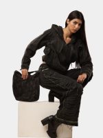 Neon Seam Reworked Vintage Denim Zip Jacket - Image 17