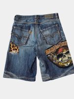 1 of 1 Patch & Distressed Reworked Denim Jorts - Image 6