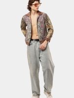 Reworked Embroidered Patchwork Jacket – Artisan Panel Design (S–L) - Image 11