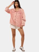 Levi’s Reworked Denim Jacket with Cyberglism Back Print & Hand Cudana Work - Image 16