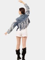 Fray Denim Jacket (1 of a 1 ) - Image 5