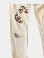 Reworked Off-White Levi’s 501 with Lion & Anchor Embroidery - Image 6