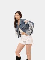 Fray Denim Jacket (1 of a 1 ) - Image 3