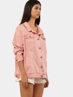 Levi’s Reworked Denim Jacket with Cyberglism Back Print & Hand Cudana Work - Image 13