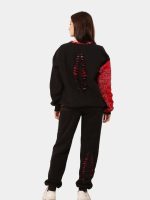 Fleece Rebellion Set – Asymmetric Appliqué Streetwear Co-Ord - Image 7