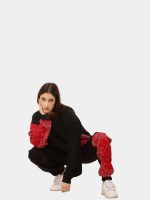 Fleece Rebellion Set – Asymmetric Appliqué Streetwear Co-Ord - Image 5