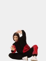 Fleece Rebellion Set – Asymmetric Appliqué Streetwear Co-Ord - Image 3