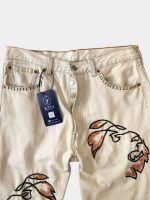 Reworked Off-White Levi’s 501 with Lion & Anchor Embroidery - Image 10