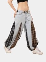 Balloon Harem Pant – Upcycled Denim & Cotton Baggy Trousers - Image 7