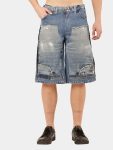 Reverse Waist Double Knee Jorts
