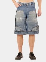 Reverse Waist Double Knee Jorts