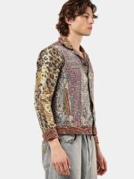Reworked Embroidered Patchwork Jacket – Artisan Panel Design (S–L) - Image 6