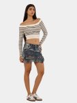 Miss Me Jeans Recrafted Mini Skirt