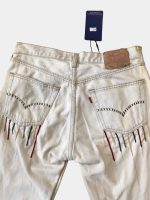 Reworked Off-White Levi’s 501 with Lion & Anchor Embroidery - Image 8