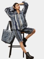 Reconstructed Levi's Panelled Jacket & Shorts Set - Image 9