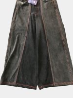 1 of 1 Y2K RAV Skater Patchwork Denim Pants - Image 12