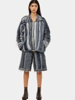 Reconstructed Levi's Panelled Jacket & Shorts Set - Image 7