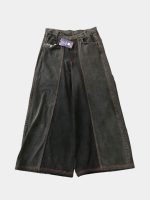 1 of 1 Y2K RAV Skater Patchwork Denim Pants - Image 8