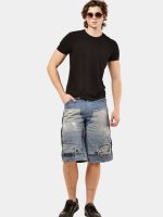 Reverse Waist Double Knee Jorts - Image 7