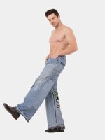 Y2K Rav Skaters Denim Pants - Image 4