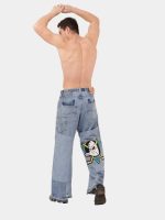 Y2K Rav Skaters Denim Pants - Image 3