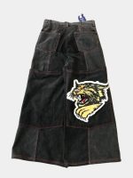 1 of 1 Y2K RAV Skater Patchwork Denim Pants - Image 2