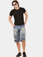 Reverse Waist Double Knee Jorts - Image 3