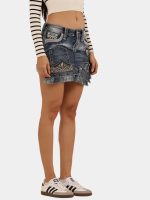Miss Me Jeans Recrafted Mini Skirt - Image 5