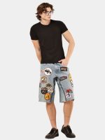 10F1 Crazy Patchwork Denim Jorts - Image 16