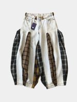 Balloon Harem Pant – Upcycled Denim & Cotton Baggy Trousers - Image 8