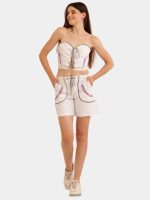 Fresh Lavender Reworked Denim Co-Ord Set - Image 9