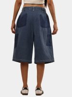 Reworked Carhartt Carpenter Jorts – Wide Leg Utility Denim Shorts - Image 4