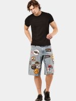 10F1 Crazy Patchwork Denim Jorts - Image 12