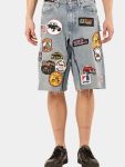 10F1 Crazy Patchwork Denim Jorts