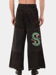 Y2K RAV Skater Patchwork Denim Pants